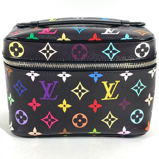 LOUIS VUITTON M13747 LV x TM MonogramMulticolore Takashi Murakami Nice Mini Nice Mini Bag, Vanity bag, Box, Pouch Hand Bag MonogramMulticoloreCanvas Noir Black Used