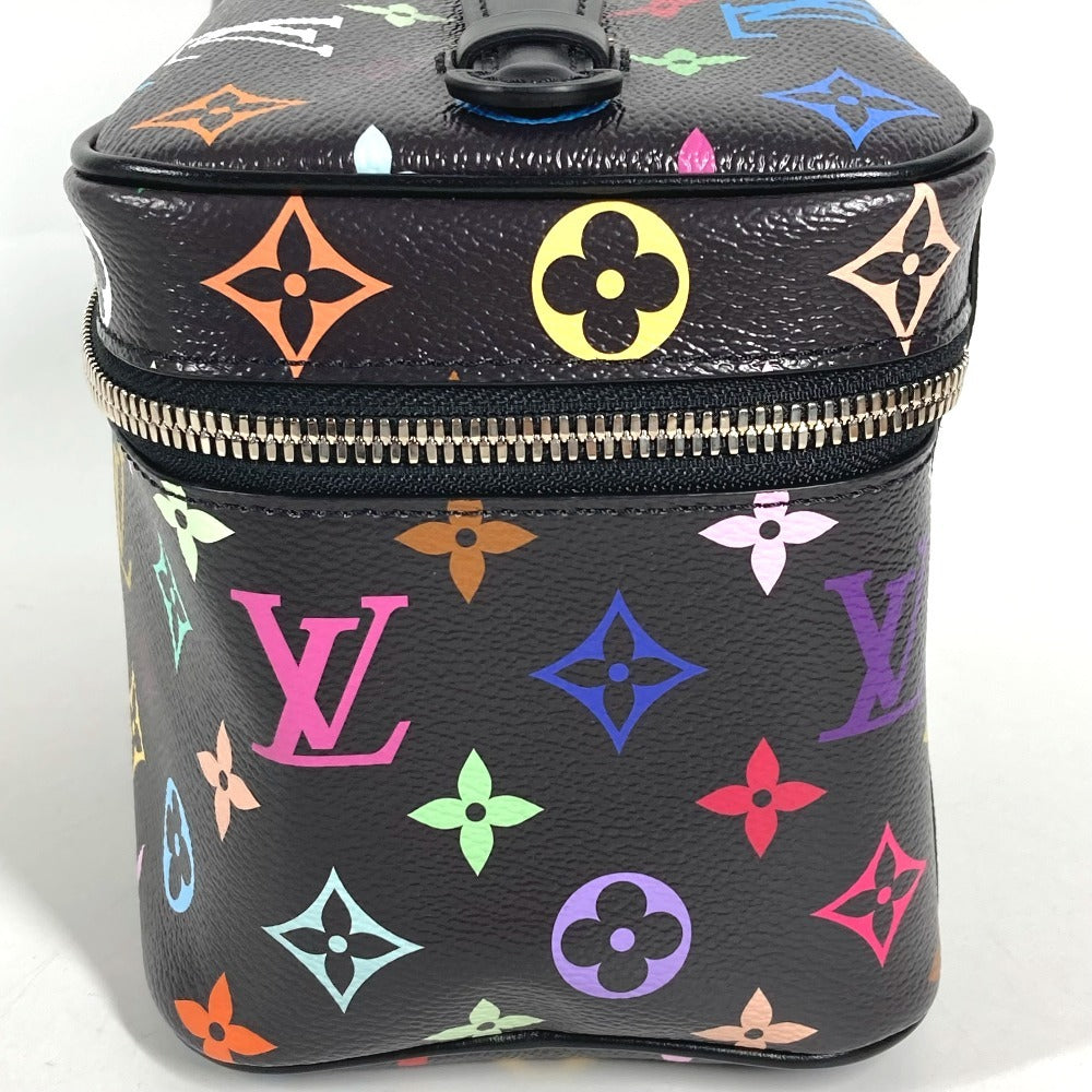 LOUIS VUITTON M13747 LV x TM MonogramMulticolore Takashi Murakami Nice Mini Nice Mini Bag, Vanity bag, Box, Pouch Hand Bag MonogramMulticoloreCanvas Noir Black Used