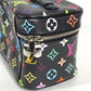 LOUIS VUITTON M13747 LV x TM MonogramMulticolore Takashi Murakami Nice Mini Nice Mini Bag, Vanity bag, Box, Pouch Hand Bag MonogramMulticoloreCanvas Noir Black Used