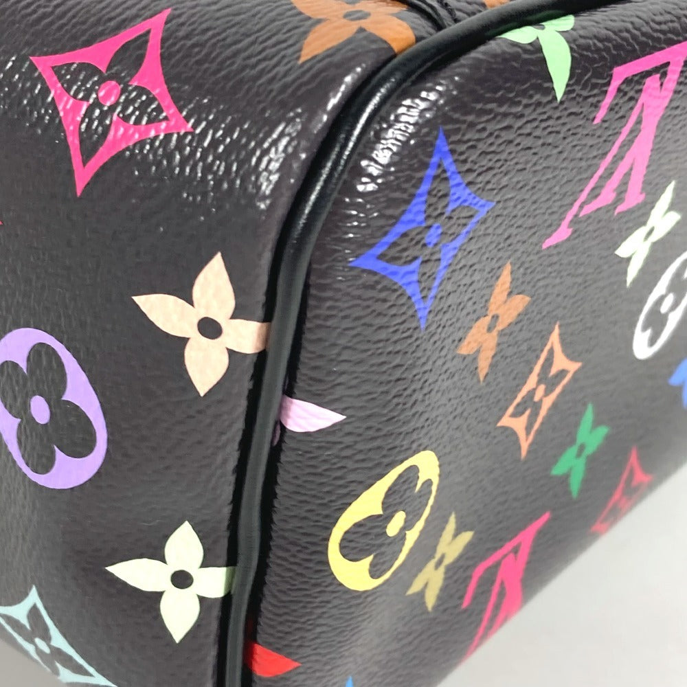 LOUIS VUITTON M13747 LV x TM MonogramMulticolore Takashi Murakami Nice Mini Nice Mini Bag, Vanity bag, Box, Pouch Hand Bag MonogramMulticoloreCanvas Noir Black Used