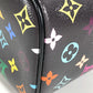 LOUIS VUITTON M13747 LV x TM MonogramMulticolore Takashi Murakami Nice Mini Nice Mini Bag, Vanity bag, Box, Pouch Hand Bag MonogramMulticoloreCanvas Noir Black Used