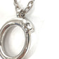 CARTIER Charm Key Holder Bag Charm Charm Logo PANTHERE Necklace Choker Chain Necklace Accessory Pendant top Metal Silver Used