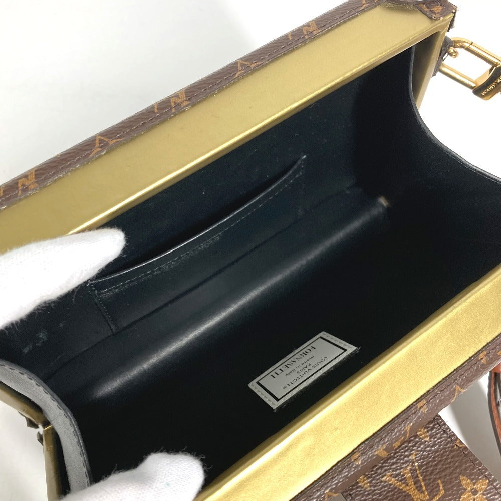 LOUIS VUITTON Fornasetti Monogram Petite Mal Petite Mal Bag Crossbody Pochette Shoulder Bag Leather / MonogramCanvas Gold/Brown Used