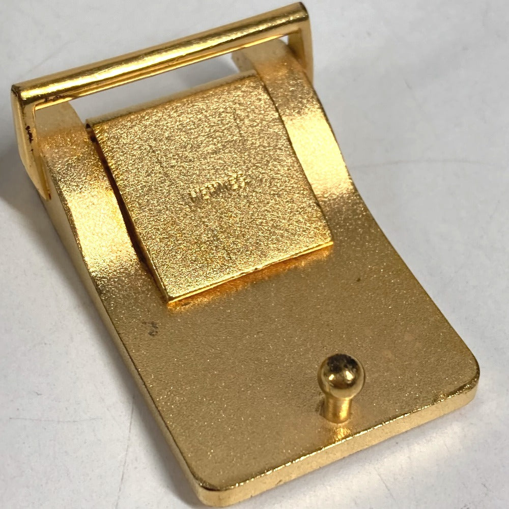 HERMES vintage H logo buckle only Belt for bottoms belt Metal Gold Used