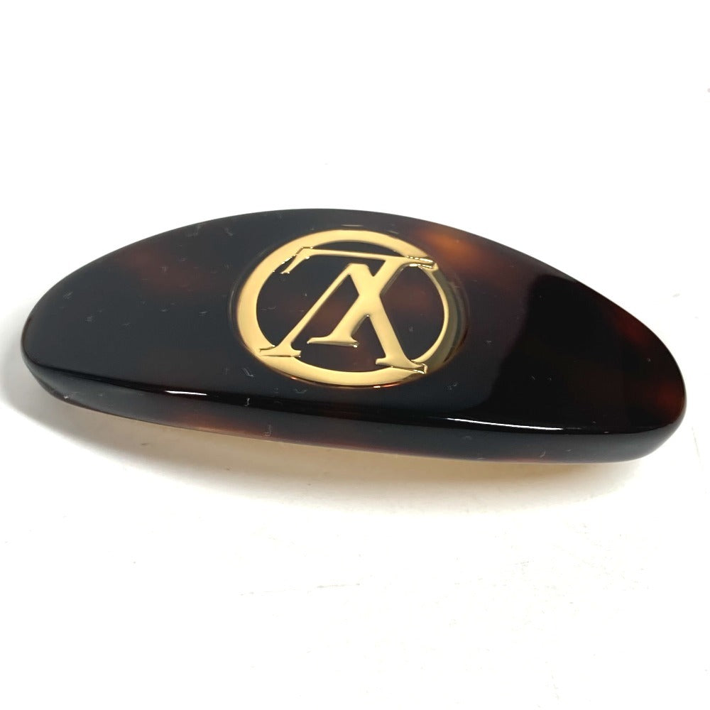 LOUIS VUITTON M02974 Hair clip LV circle Hair accessories, hair clips, pins Valletta acetate Brown Used