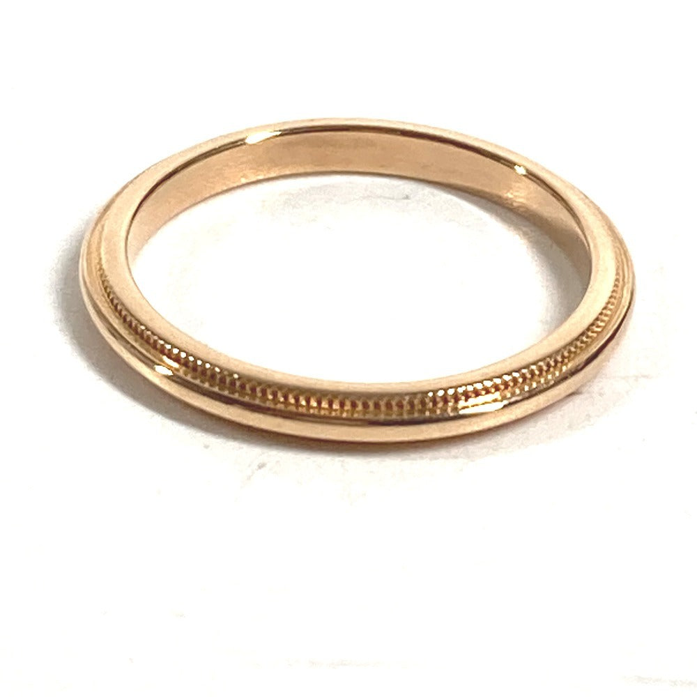 TIFFANY&Co. K18 Gold 18K Toe Gather Band Ring Accessory Jewelry Ring Au750 Pink Gold Used