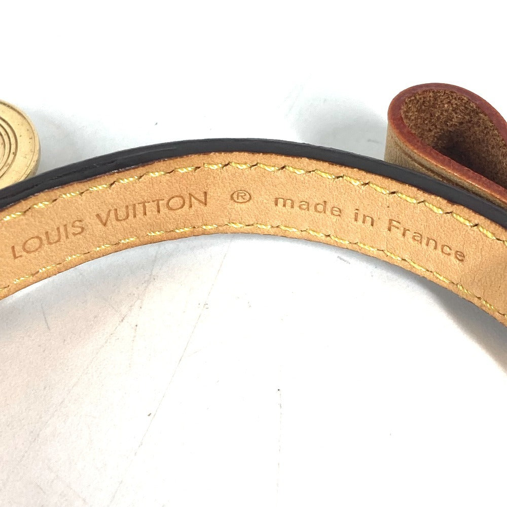 LOUIS VUITTON M58073 Pet Color Monogram Dog Pet Collier Baxter XS Collier Baxter XS Ribon Ribbon Collar MonogramCanvas Brown Used