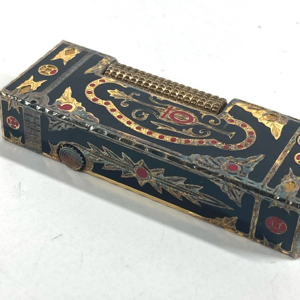 Dunhill RoyKing Decorative carvings Smoking accessories, cigarette smoke Lighter Gold Plated Multicolore Used