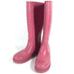 LOUIS VUITTON Monogram Long rain boots Boots Shoes Long Boots Long Rain Boots Rain shoes rubber pink Used