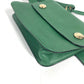 HERMES vintage PochetteGreen Pochette Green Waist Pouch Bag Mini Bag Flap Belt Bag body bag Courchevel Green Used