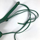 HERMES vintage PochetteGreen Pochette Green Waist Pouch Bag Mini Bag Flap Belt Bag body bag Courchevel Green Used