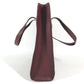 CARTIER logo Vertical Tote Bag Shoulder Bag Shoulder Bag Leather wine-red Used