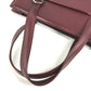 CARTIER logo Vertical Tote Bag Shoulder Bag Shoulder Bag Leather wine-red Used