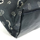 HUNTING WORLD Logo print denim Bag Tote Bag Hand Bag Leather/Canvas Navy Used