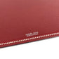 HERMES Bicolor PC PC interior logo Miscellaneous goods Leather Red/wine-red Used