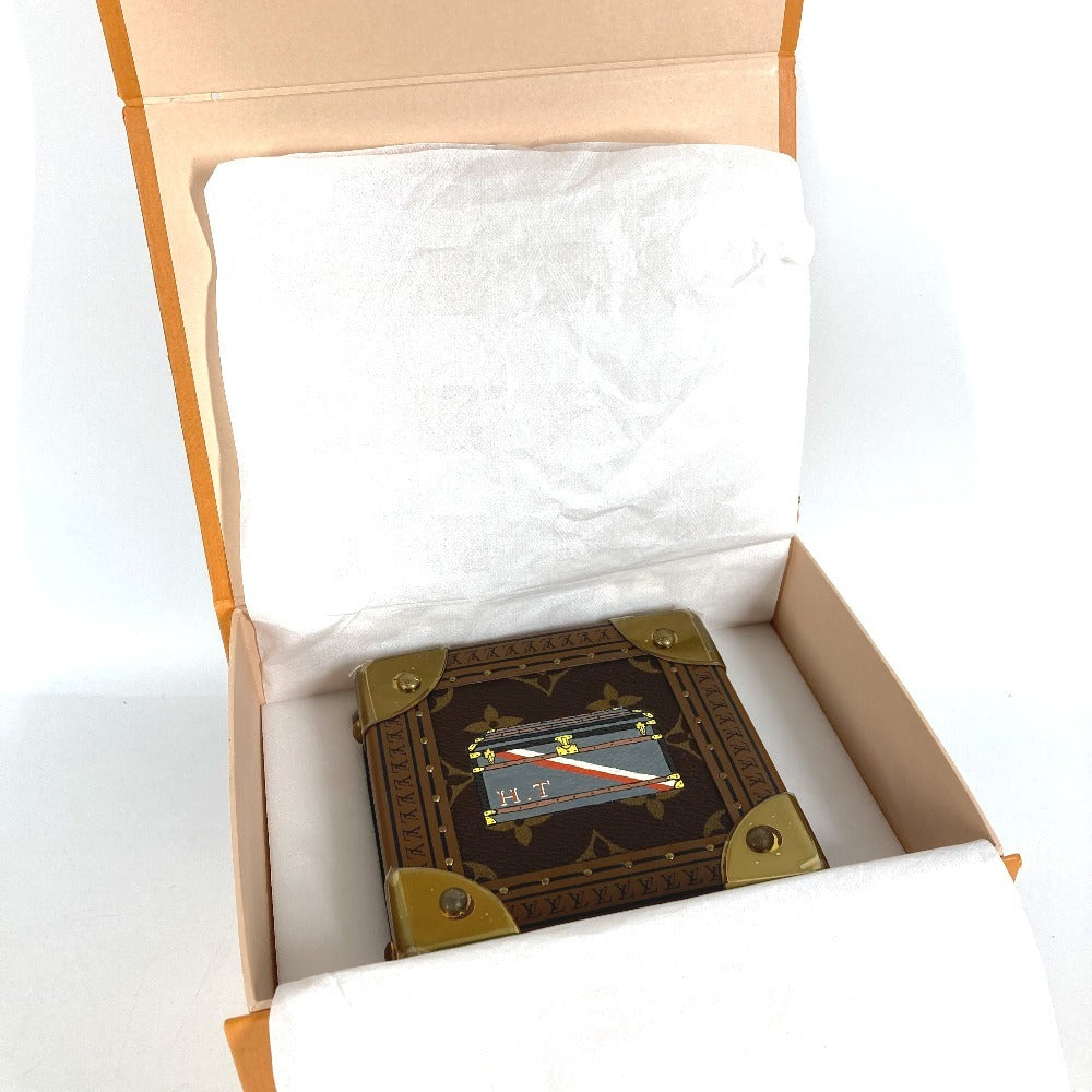 LOUIS VUITTON 不明 Monogram Large Cube Dice Ornament interior object MonogramCanvas Brown Used