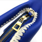 LOEWE Rabbit Motif Animal Macrame Charm Key Bag Leather Mini Shoulder Bag Coin Case Women's Blue Blue x White
