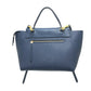 CELINE 176103ZVA.07DS Flap Belt Bag, Mini Bag, Semi-Shoulder Bag, Handbag, Calfskin, Women's, Deep Sea Blue, Navy
