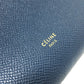 CELINE 176103ZVA.07DS Flap Belt Bag, Mini Bag, Semi-Shoulder Bag, Handbag, Calfskin, Women's, Deep Sea Blue, Navy