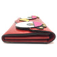 LOUIS VUITTON M90489 Monogram Vernis Portefeuille Sarah Bird Long Wallet, Women's, Cerise, Red