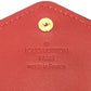 LOUIS VUITTON M90489 Monogram Vernis Portefeuille Sarah Bird Long Wallet, Women's, Cerise, Red