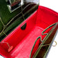 CELINE Crocodile Embossed Handbag, Vanity Bag, Box-Shaped Leather Handbag, Women's, Green