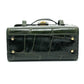 CELINE Crocodile Embossed Handbag, Vanity Bag, Box-Shaped Leather Handbag, Women's, Green