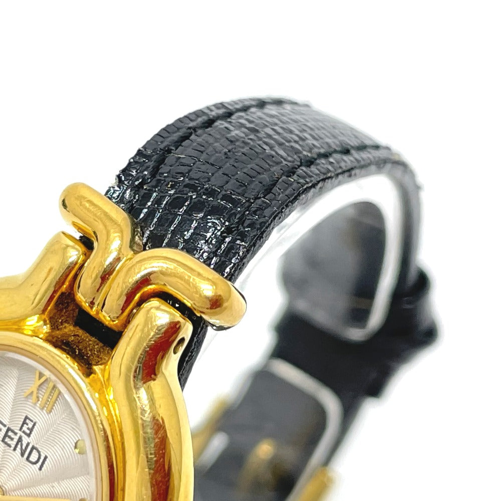 FENDI 640L チェンジベルト 4色 クオーツ 腕時計 SS レディース マルチカラー×ゴールド金具