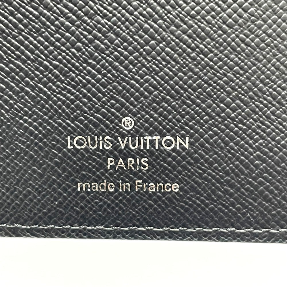 LOUIS VUITTON N41676 ダミエグラフィット ポルトフォイユ ブラザ クリストファーネメス 二つ折り 長財布 ダミエグラフィットキャンバス メンズ ブラック×グレー