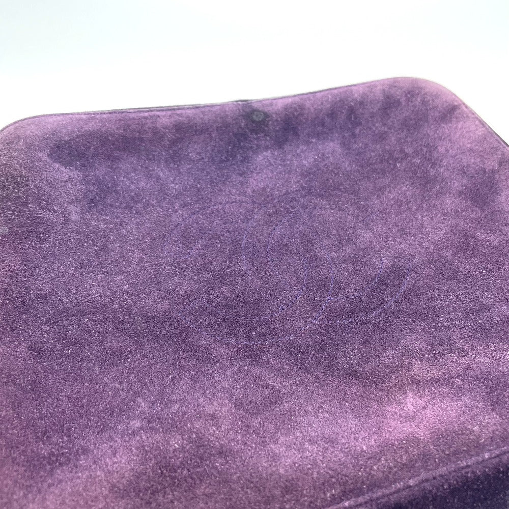 CHANEL CC Coco Mark Square Bag Handbag Fashion Accessory Handbag Suede Ladies Purple