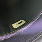 CHANEL CC Coco Mark Square Bag Handbag Fashion Accessory Handbag Suede Ladies Purple