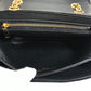 CELINE Small C Multi-Bead Chain Shoulder Bag in Suede, Women's, Black and Multicolor