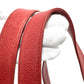 CHANEL CC Coco Mark Ball Charm Tote Bag Shoulder Bag Caviar Leather Women's Red
