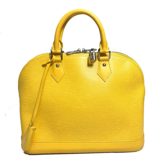 LOUIS VUITTON M40951 エピ アルマPM カバン トートバッグ ハンドバッグ エピレザー レディース ミモザ イエロー