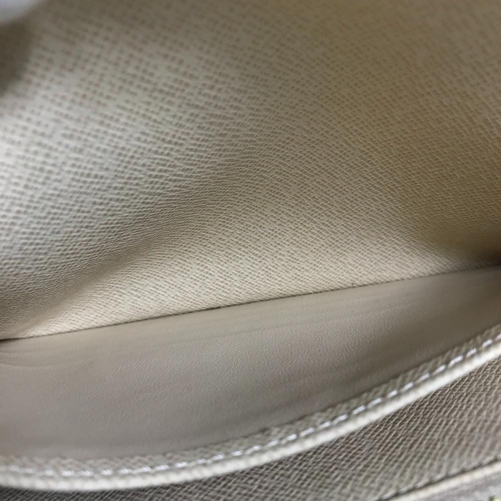 LOUIS VUITTON N61735 Damier Azur Portefeuille Sarah Long Wallet in Damier Azur Canvas, Women's, White