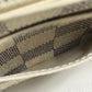 LOUIS VUITTON N61735 Damier Azur Portefeuille Sarah Long Wallet in Damier Azur Canvas, Women's, White