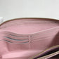 LOUIS VUITTON M80403 Monogram Empreinte by the Pool Zippy Wallet in Monogram Empreinte Leather, Bouton de Rose and Pink