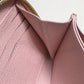 LOUIS VUITTON M80403 Monogram Empreinte by the Pool Zippy Wallet in Monogram Empreinte Leather, Bouton de Rose and Pink