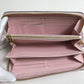LOUIS VUITTON M80403 Monogram Empreinte by the Pool Zippy Wallet in Monogram Empreinte Leather, Bouton de Rose and Pink