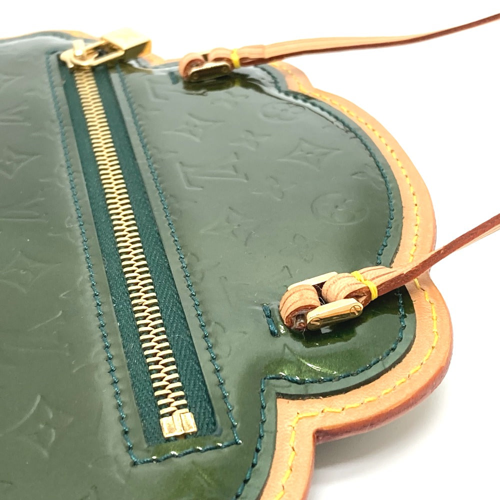 LOUIS VUITTON Ｍ92269 モノグラムヴェルニ コント ドゥ フェ カバン カエル ポシェット グラボ ショルダーバッグ モノグラムヴェルニ レディース グリーン