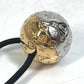 LOUIS VUITTON M80266 Nanogram Scrunchie Planet LV Hair Tie, Women's, Gold/Silver