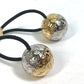LOUIS VUITTON M80266 Nanogram Scrunchie Planet LV Hair Tie, Women's, Gold/Silver