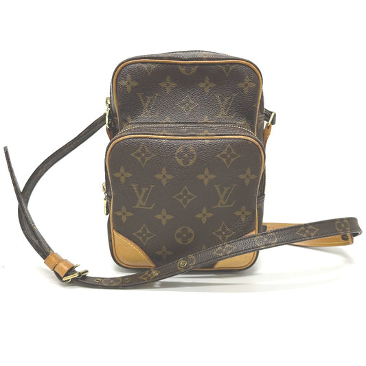 LOUIS VUITTON M45236 モノグラム アマゾン ポシェット 斜め掛け カバン ショルダーバッグ モノグラムキャンバス レディース ブラウン