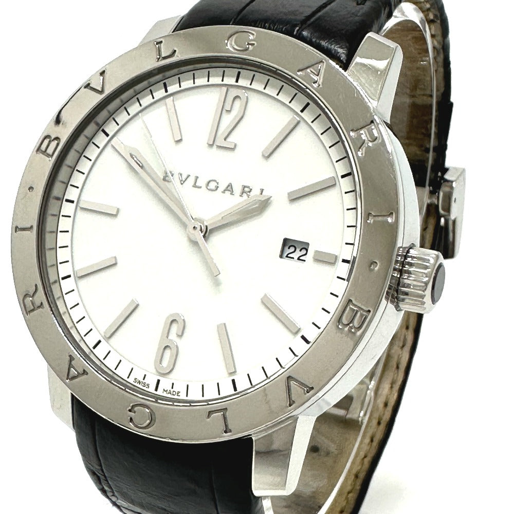 BVLGARI BB41WSLD ブルガリブルガリ 自動巻き デイト 腕時計 SS メンズ シルバー