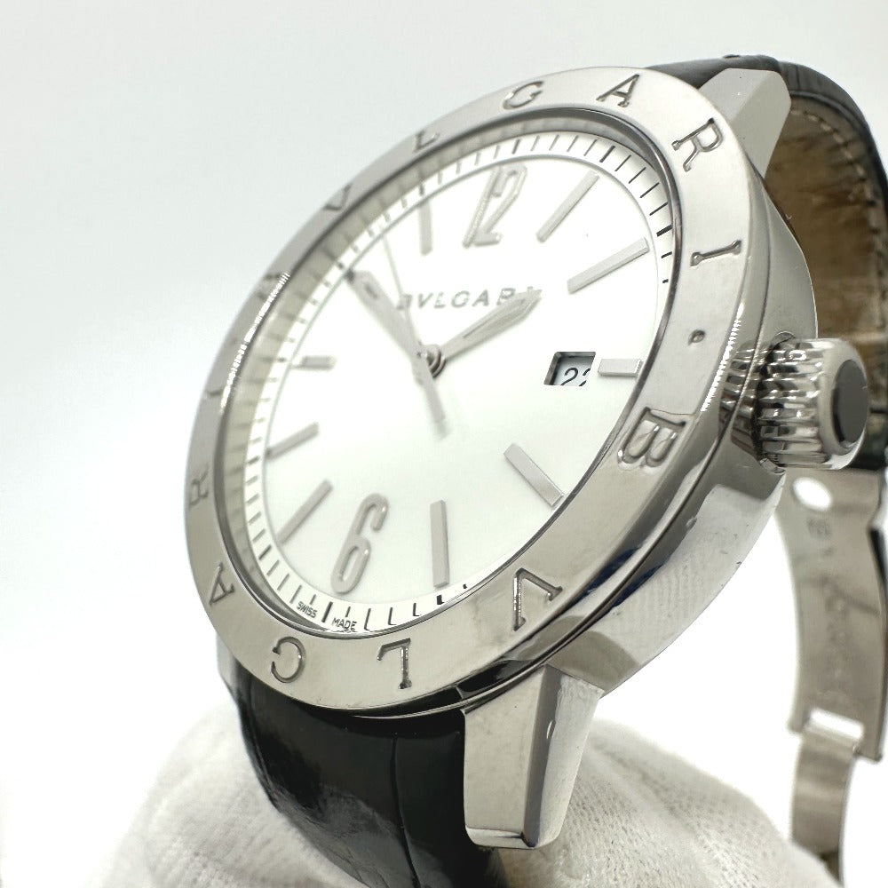 BVLGARI BB41WSLD ブルガリブルガリ 自動巻き デイト 腕時計 SS メンズ シルバー