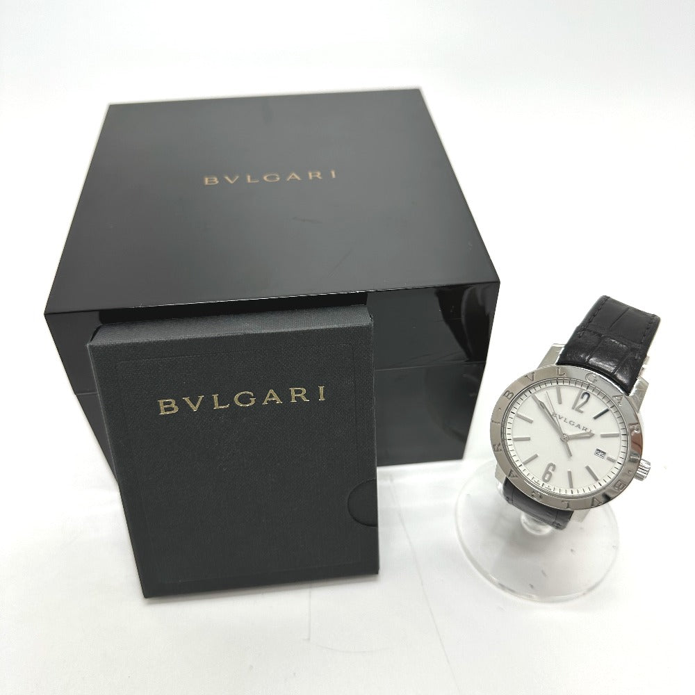 BVLGARI BB41WSLD ブルガリブルガリ 自動巻き デイト 腕時計 SS メンズ シルバー
