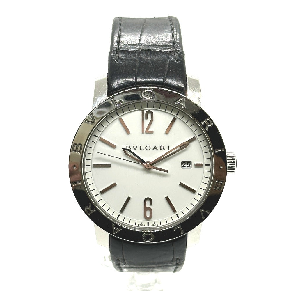 BVLGARI BB41WSLD ブルガリブルガリ 自動巻き デイト 腕時計 SS メンズ シルバー