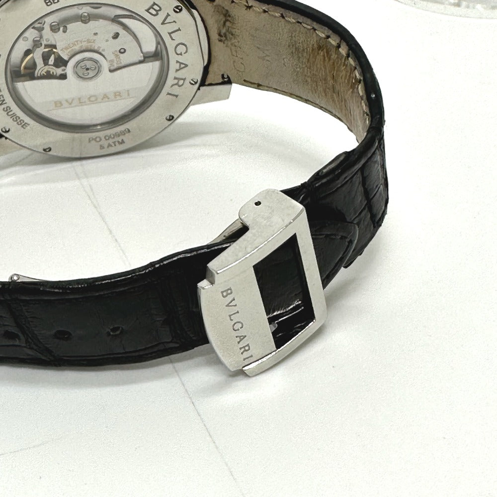 BVLGARI BB41WSLD ブルガリブルガリ 自動巻き デイト 腕時計 SS メンズ シルバー