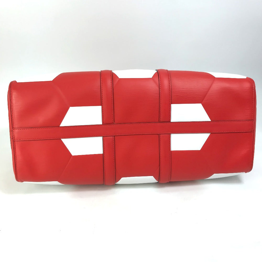 LOUIS VUITTON M52121 Epi Leather 2018 FIFA World Cup Soccer Ball Keepall Bandouliere 50 2-Way Boston Bag in Red, Men's
