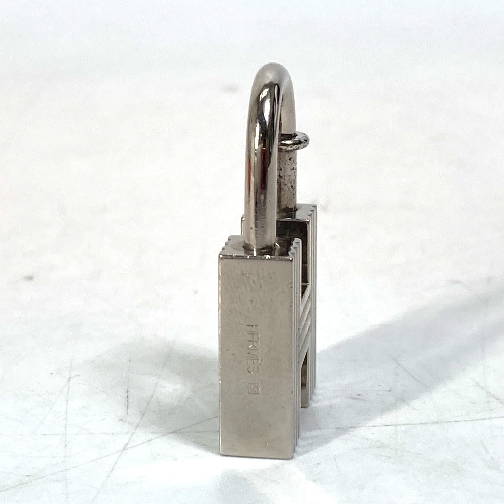 HERMES H motif, the first step of the new century, 2000 limited edition H Cadena Padlock pendant top, metal, women's, silver
